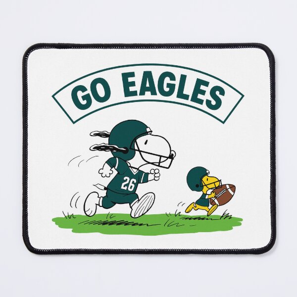 Item preview, Snoopy & Woodstock Philadelphia Eagles Football Retro F588 designed and sold by GLUVY-THEME.
