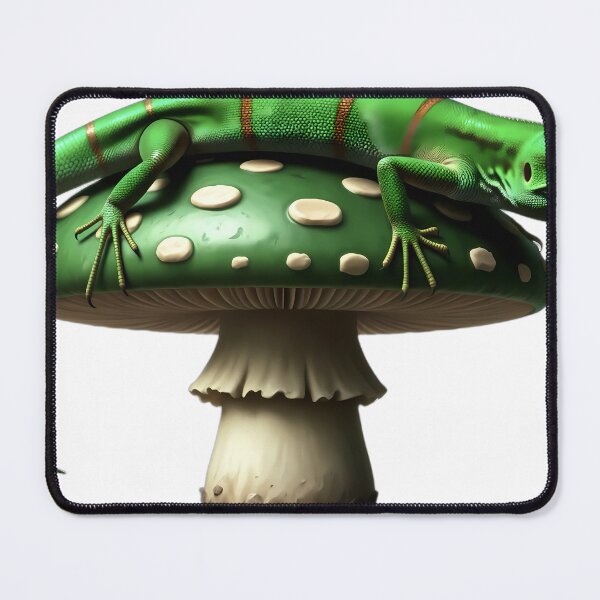 Item preview, Gothic Tree Skink Emerald Toadstool designed and sold by IllumeInk.