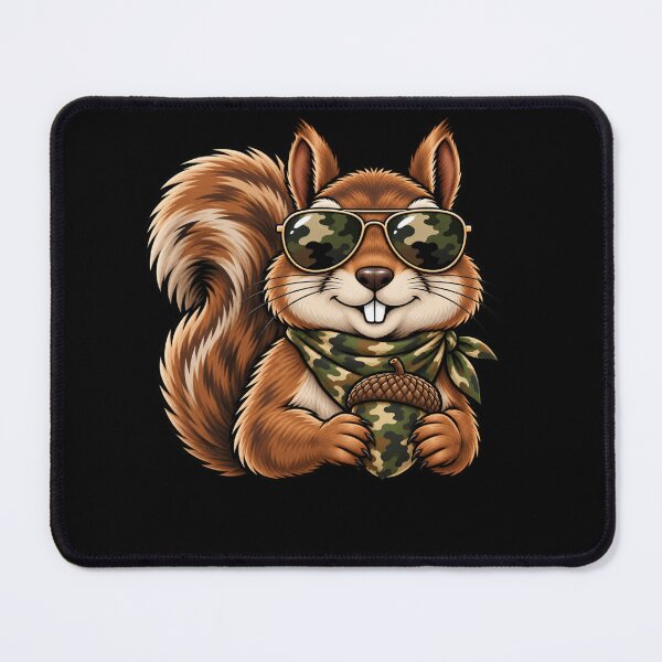 Item preview, Cool Camouflage Squirrel Hunter Military Wildlife designed and sold by drawwiika+44.