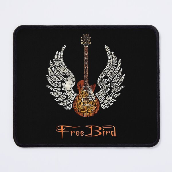 Item preview, Typographic Winged Guitar designed and sold by TanyaPadilla.