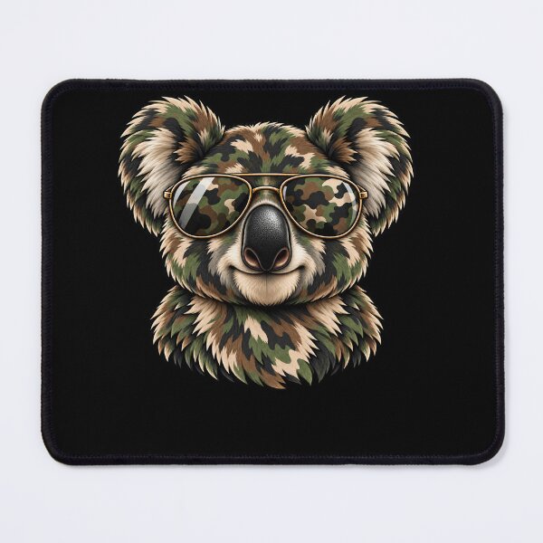 Item preview, Koala Camouflage Sunglasses Wildlife designed and sold by drawwiika+44.