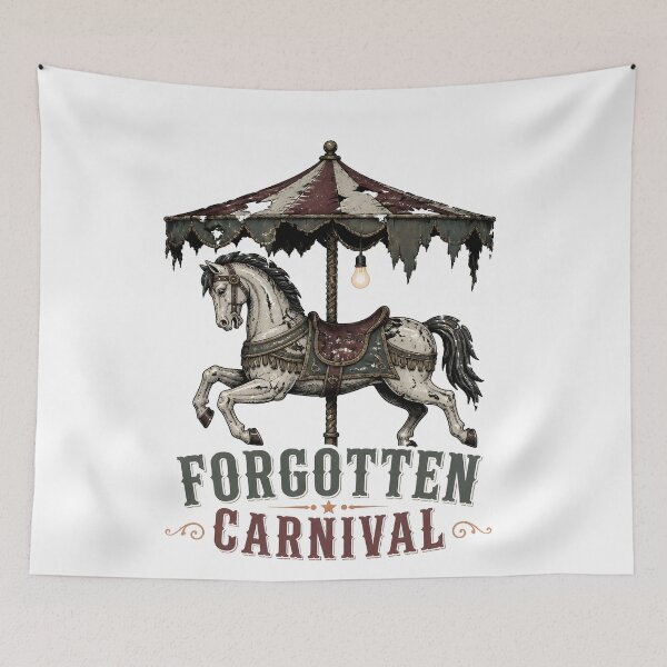 Item preview, Forgotten Carnival – Carousel Close-Up designed and sold by BernoNickel.