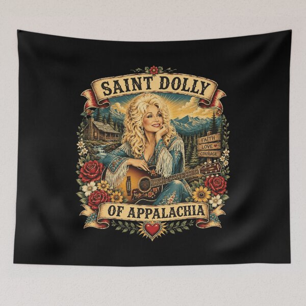 Item preview, Saint Dolly Of Appalachia designed and sold by AnnabHickman.