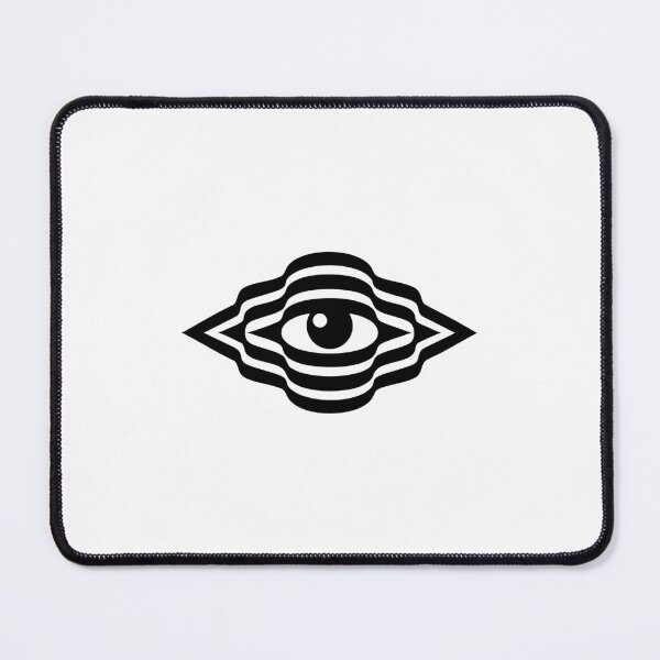 Item preview, Hypnotic Third Eye – Black Ink Optical Illusion Art designed and sold by InkStation24.