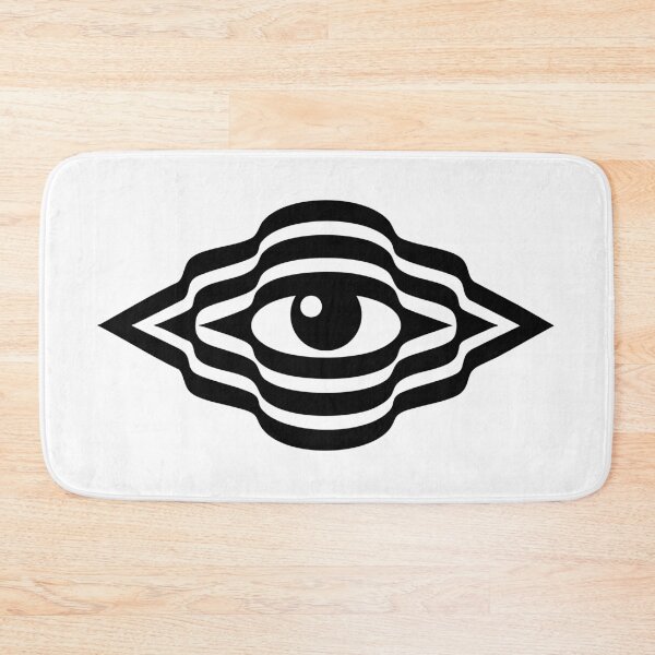 Item preview, Hypnotic Third Eye – Black Ink Optical Illusion Art designed and sold by InkStation24.