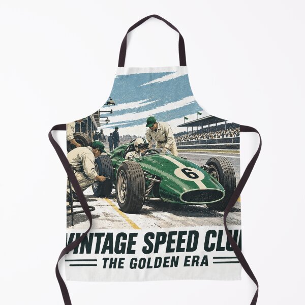 Item preview, Vintage Speed Club - The Golden Era Retro Pit Stop Racing Car Poster designed and sold by AgdBol.