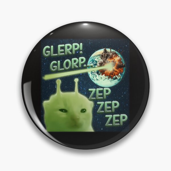 Item preview,  Glorp Funny Alien Cat Brainrot Meme designed and sold by BrandonSlocum6.
