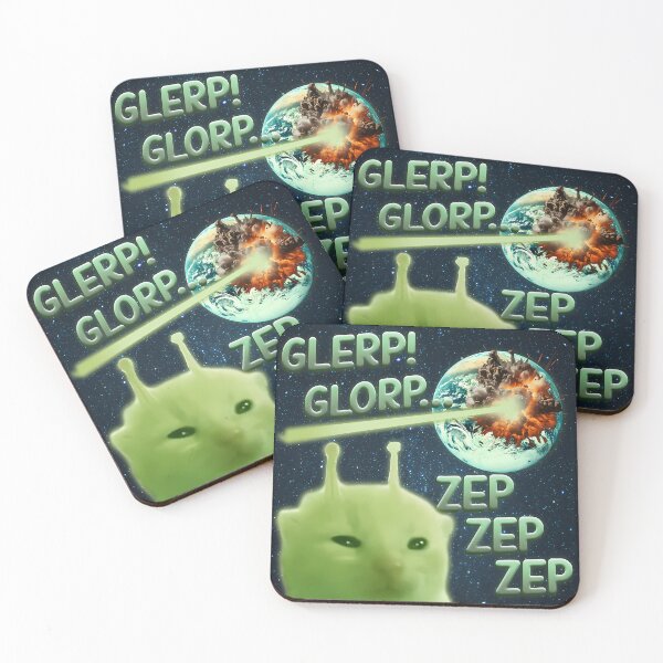 Item preview,  Glorp Funny Alien Cat Brainrot Meme designed and sold by BrandonSlocum6.