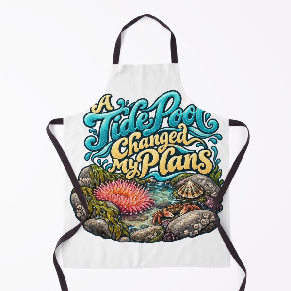 Item preview, Tide Pool Changed My Plans Coastal Letter Art designed and sold by Bikivuno.