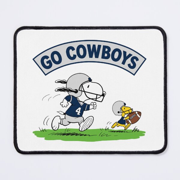 Item preview, Snoopy & Woodstock Dallas Cowboys Football Retro F591 designed and sold by GLUVY-THEME.