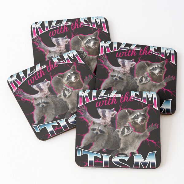 Item preview,  Rizz Em With The Tism Meme designed and sold by BrandonSlocum6.