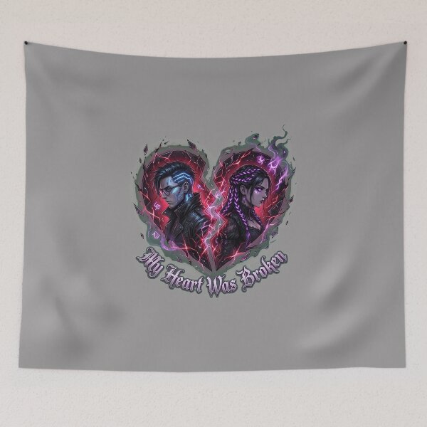 Item preview, Broken Heart Profiles Quote Graphic-8 designed and sold by KeaganHarris.