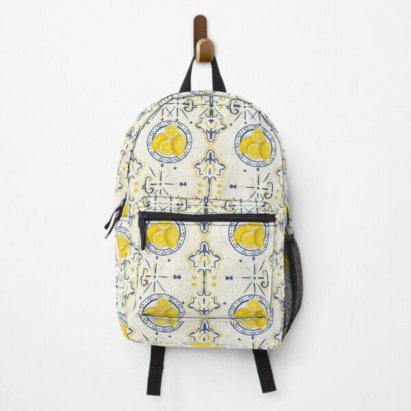 Item preview, Mediterranean Italian Lemon Majolica Pattern designed and sold by DigiBlossom.
