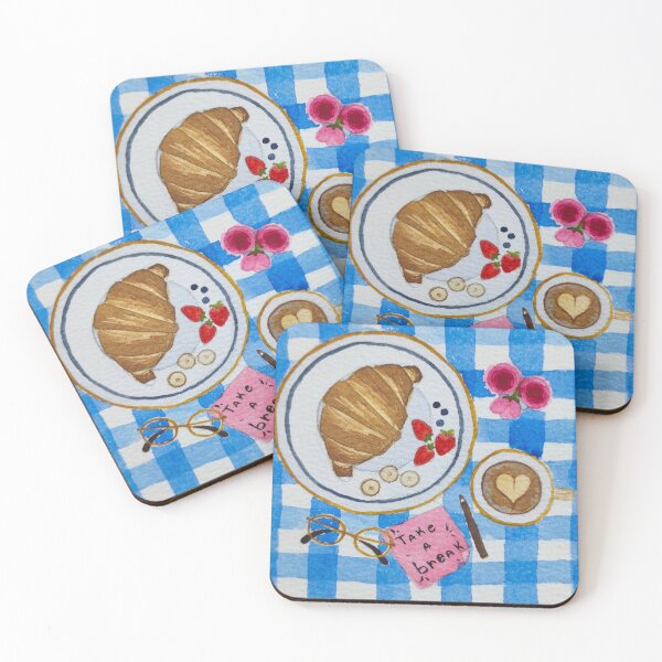 Item preview, Cozy Morning Breakfast – Watercolor Food & Coffee Art designed and sold by Greitas.