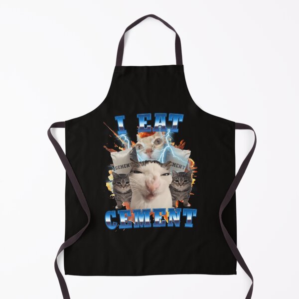 Item preview, I Eat Cement Funny Cat Meme designed and sold by BrandonSlocum6.