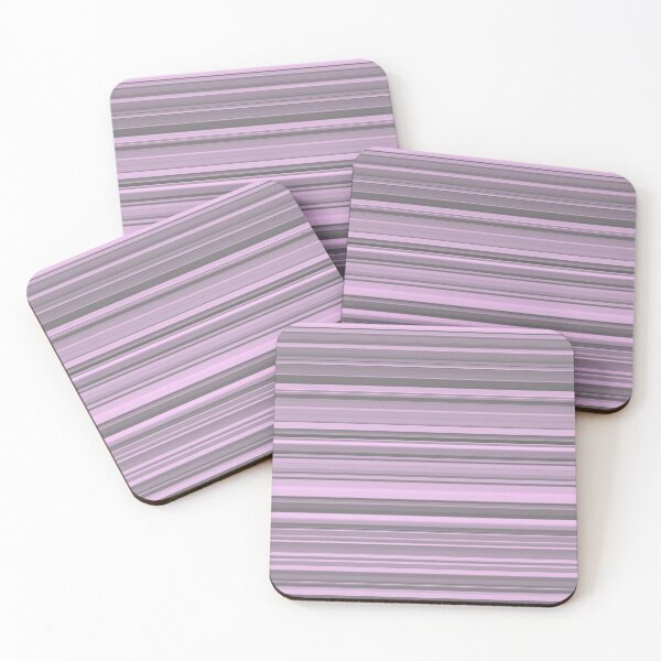 Item preview, Striped Pattern Purple Gray designed and sold by ArtbyDebbieC.