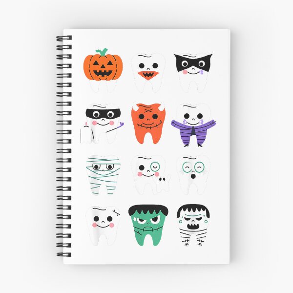 Item preview, Funny Halloween Teeth Spooky Season Dentist Dental Squad T-Shirt designed and sold by fine line.