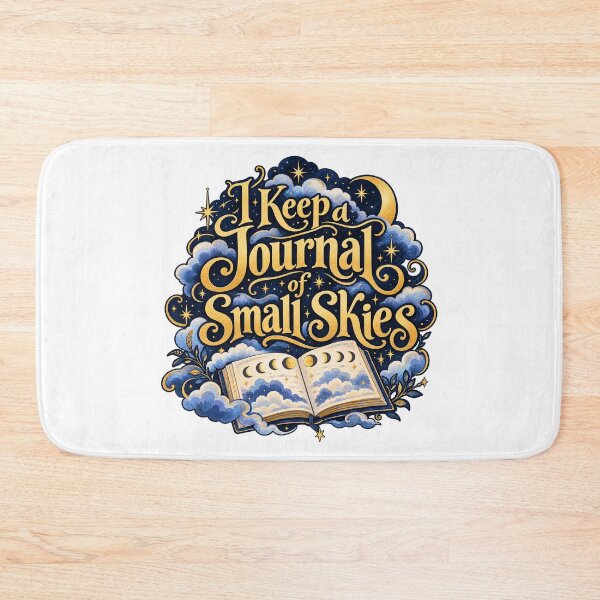 Item preview, Journal of Small Skies Moonlit Lettering Art designed and sold by Bikivuno.