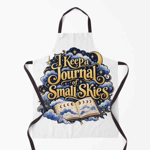 Item preview, Journal of Small Skies Moonlit Lettering Art designed and sold by Bikivuno.