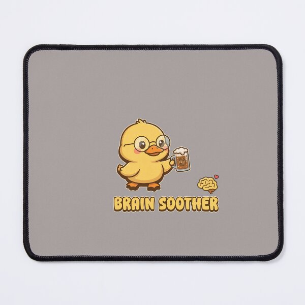 Item preview, Brain Soothener Cute Duck Beer Mug Funny-20 designed and sold by ForrestBoehm.