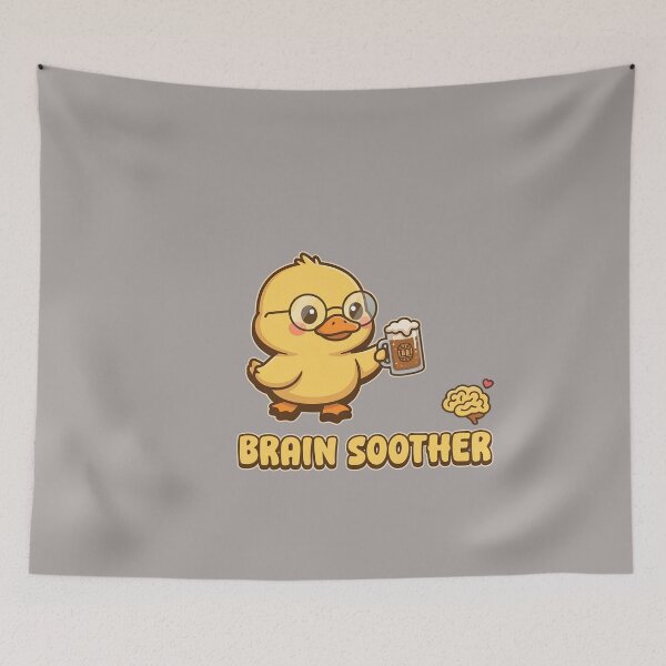 Item preview, Brain Soothener Cute Duck Beer Mug Funny-20 designed and sold by ForrestBoehm.