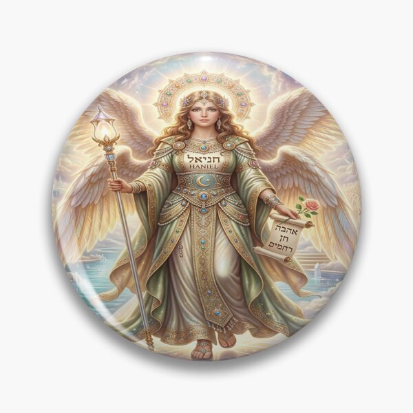 Item preview, Archangel Haniel in a Heavenly Photorealistic Setting designed and sold by Solomon-Ent-144.