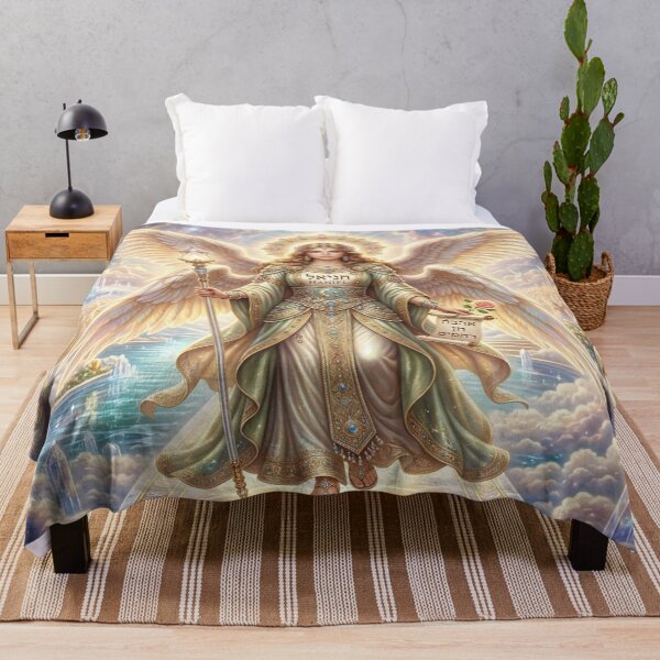 Item preview, Archangel Haniel in a Heavenly Photorealistic Setting designed and sold by Solomon-Ent-144.