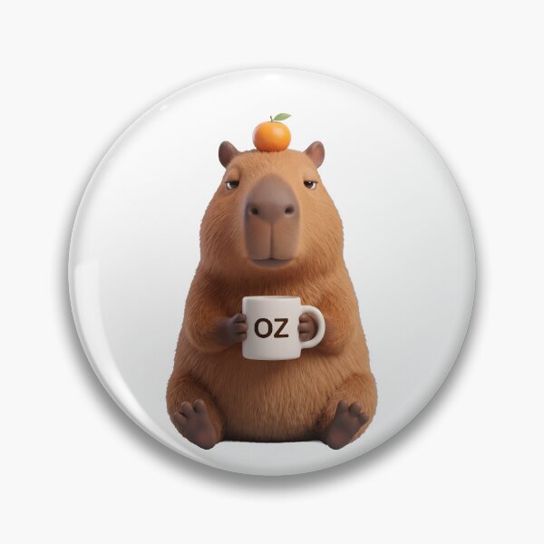 Item preview, Zero Emotions Capybara with Coffee designed and sold by Grallanews.