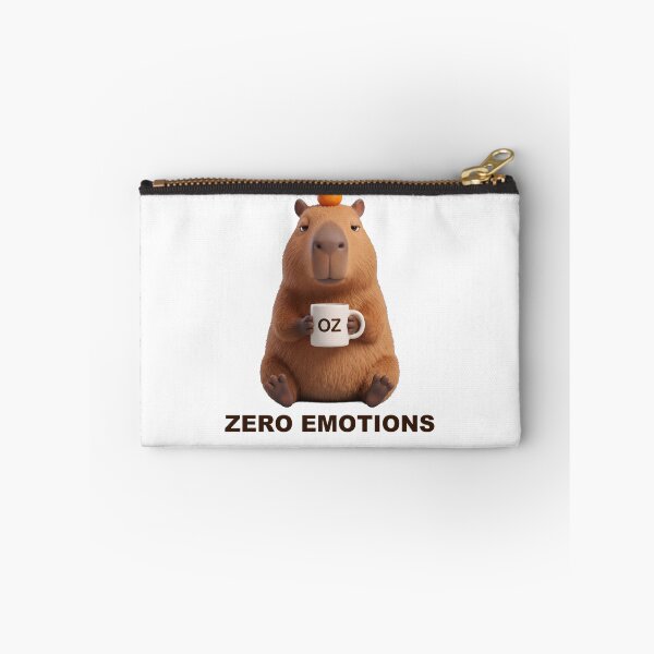 Item preview, Zero Emotions Capybara with Coffee designed and sold by Grallanews.