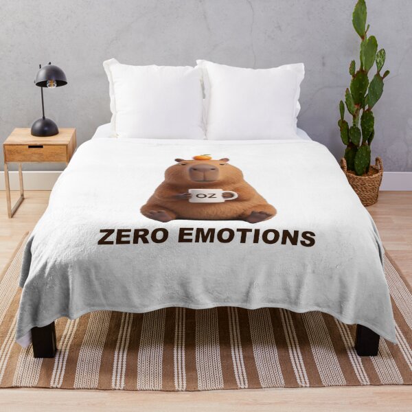 Item preview, Zero Emotions Capybara with Coffee designed and sold by Grallanews.