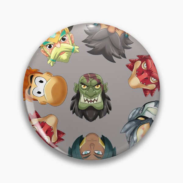 Item preview, Brawlhalla Legends & Rayman Icon Grid-26 designed and sold by ForrestBoehm.