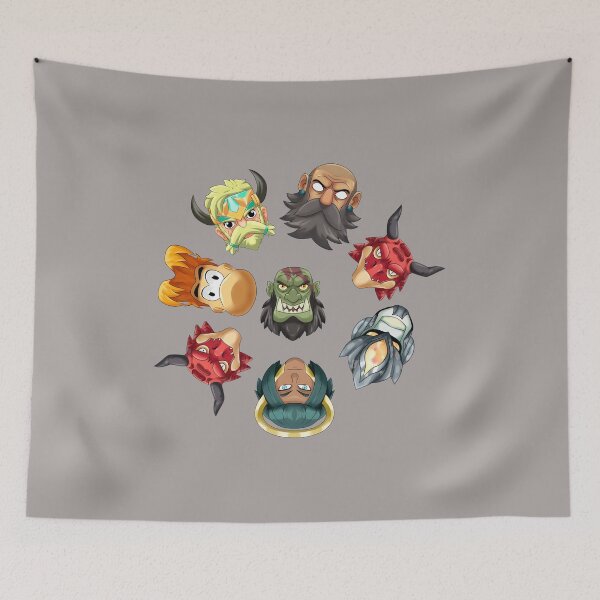 Item preview, Brawlhalla Legends & Rayman Icon Grid-26 designed and sold by ForrestBoehm.
