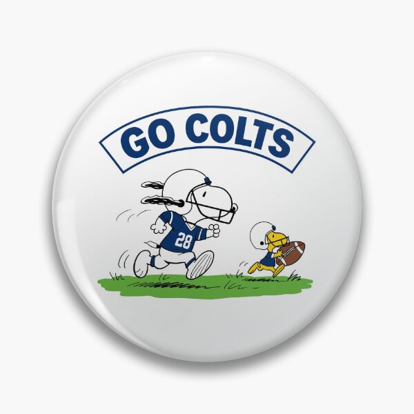 Item preview, Snoopy & Woodstock Indianapolis Colts Football Retro F593 designed and sold by GLUVY-THEME.