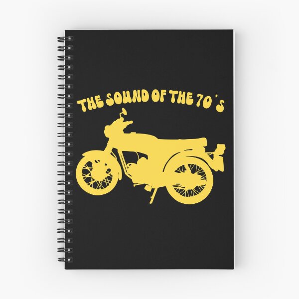 Item preview, Yamaha FS1E-DX Fizzy Yellow Speedblock The Sound of the 70s Retro Motorcycle designed and sold by itsperfectfor.