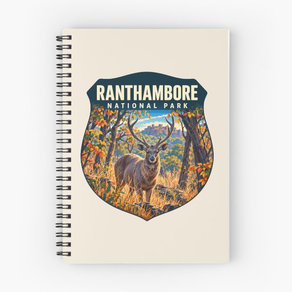 Item preview, Ranthambore National Park India – Vintage Tiger Safari Adventure designed and sold by Gideon Emmerich.