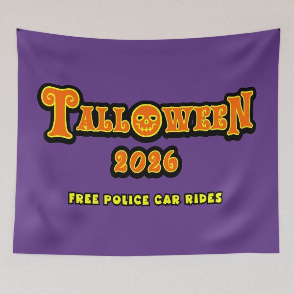 Item preview, Talloween 2026: Free Police Car Rides designed and sold by Karate Octopus.