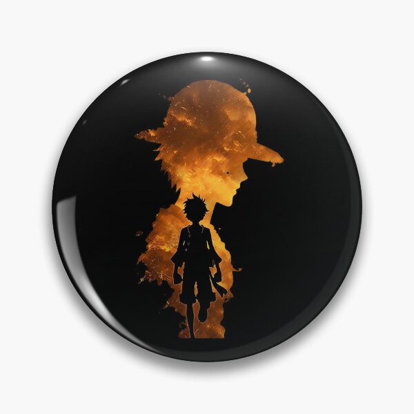 Item preview, Luffy Fire Silhouette designed and sold by Gozalla.