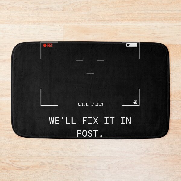 Item preview, We'll Fix It In Post Funny Filmmaker Video Editor designed and sold by Mircea786.