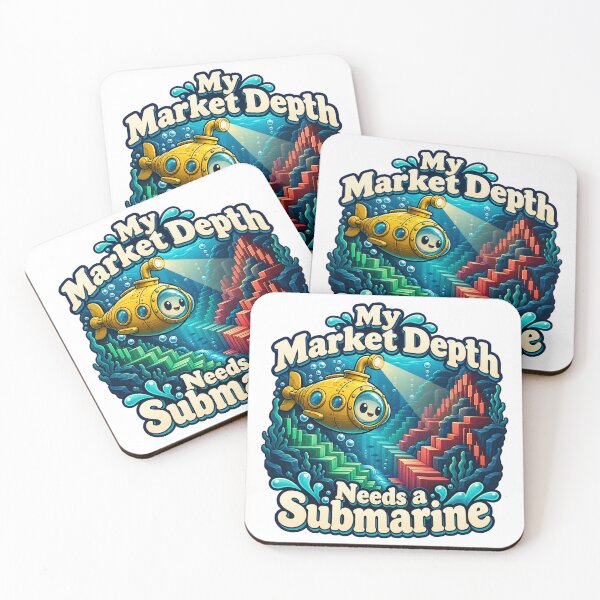 Item preview, Market Depth Submarine Funny Trading Cartoon designed and sold by Bikivuno.
