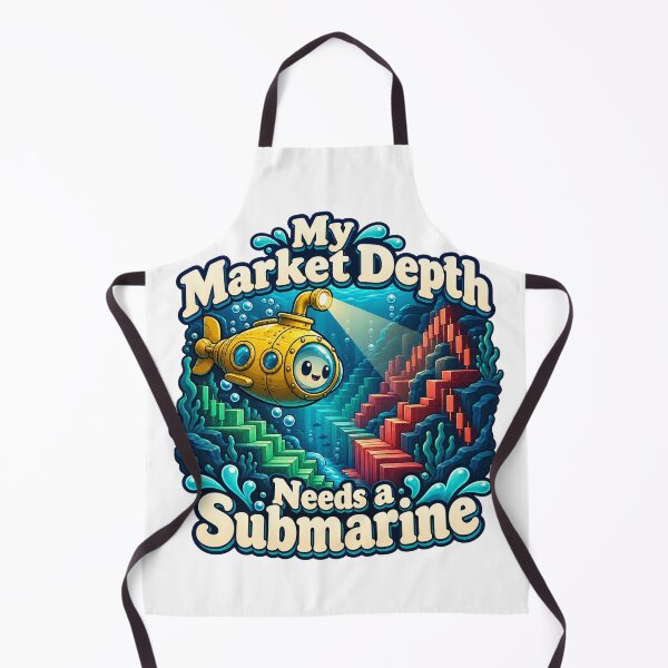 Item preview, Market Depth Submarine Funny Trading Cartoon designed and sold by Bikivuno.