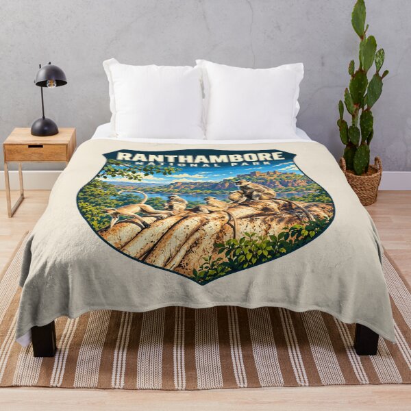 Item preview, Ranthambore National Park India – Vintage Tiger Safari Adventure designed and sold by Gideon Emmerich.