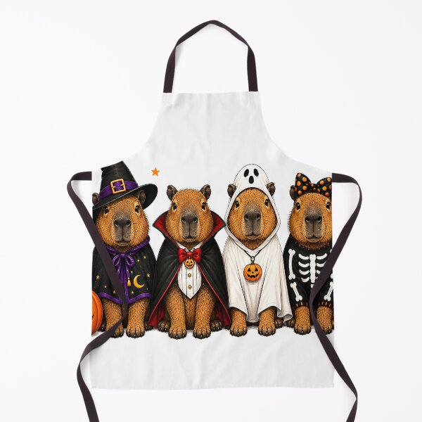 Item preview, Halloween Capybara Ghost Witch Vampire Spooky Boys Kids Girl T-Shirt designed and sold by Djtahar15.