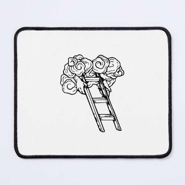 Item preview, Ladder to the Clouds – Black Ink Art designed and sold by InkStation24.