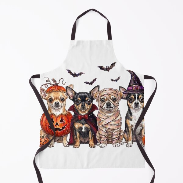 Item preview, Halloween Chihuahua Squad Pumpkin Vampire Mummy Witch Dog T-Shirt designed and sold by Cafe18.
