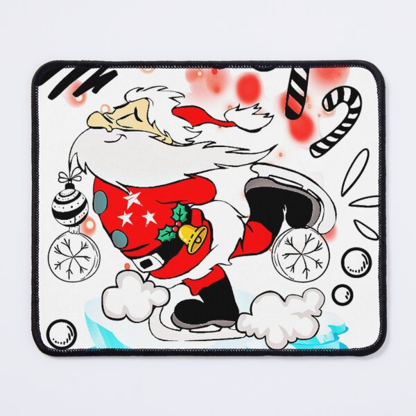 Item preview, Ice Skating Santa designed and sold by DEZINOMANIA.