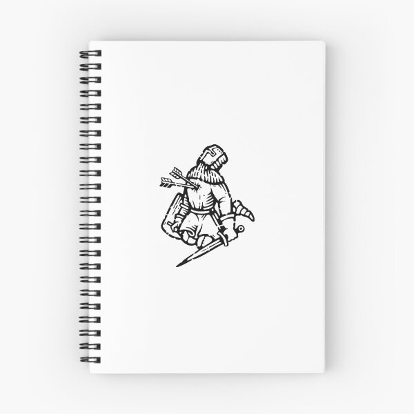 Item preview, Fallen Knight – Medieval Black Ink Art designed and sold by InkStation24.