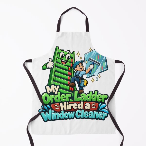 Item preview, Order Ladder Window Cleaner Trading Cartoon designed and sold by Bikivuno.