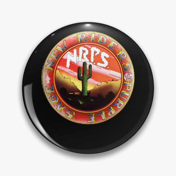 Item preview, Desert Sunset Cactus Badge  designed and sold by MadilynWilke.