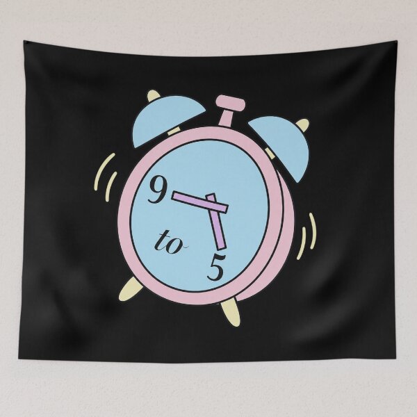 Item preview, 9 To 5 Clock designed and sold by AnnabHickman.