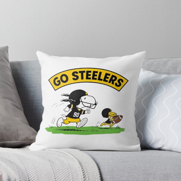 Item preview, Snoopy & Woodstock Pittsburgh Steelers Football Retro F596 designed and sold by GLUVY-THEME.